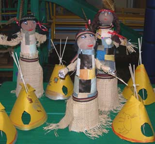 Indian Doll craft preschool activities